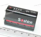 Аккумулятор SOSHINE (6F22, крона Li-ion) 500 мА·ч с зарядкой от Type-C