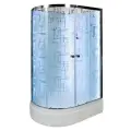 Душевая кабина DTO EM 2712 R N LED (120x80)