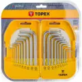 Шестигранные ключи TOPEX