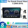 Автомагнитола для Сузуки Гранд Витара/Suzuki Grand Vitara 3 2005-2015 2 DIN 4G DSP RDS FM AM QLED-экран Android Auto Carplay Мультимедиа автомабиля