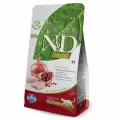 Сухой корм Farmina N&D Prime Chicken&Pomegrante Neutered Adult, для взрослых стерилизованных/кастрированных кошек/котов, беззерновой, курица и гранат, 5кг