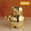 Копилка керамика Свинки - Накопилка золотая 12,5х8х14 см