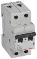 Автоматический выключатель Legrand RX3, 2 полюса, 50A, 4,5kA, тип C, ширина 2 DIN-модуля
