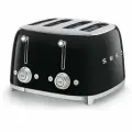 Тостер Smeg Tostapane 50's Style 4 fette Nero TSF03BLEU