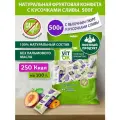 Конфета-батончик фрyктовая Vitok 100% натуральная полезная без сахара с яблочным пюре и кусочками сливы, 500 г