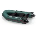 Моторная килевая лодка ПВХ Тайга-290 Киль с жестким полом, с килем, баллоны 41 см, сварные швы, зеленый цвет