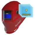 Маска сварщика хамелеон START COMFORT АСФ 505 ClearLens (Красный глянец)