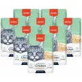 WANPY CAT CHICKEN & SCALLOP для кошек с курицей и гребешками пауч 85 гр 85 гр х 8 шт