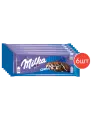 Молочный шоколад Милка мммах с ванилью и печеньем Орео, 253г 6шт