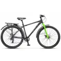 Велосипед Stels Navigator-700 Курьер MD 27.5 Z010 21 Черный матовый