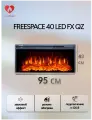 Электрический очаг FreeSpace 40 LED FX QZ Inter Flame (звуковой эффект, дистанционное управление)