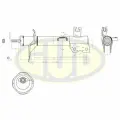 Амортизатор NIS X-TRAIL 01- L ЗАД G.U.D GSA334363