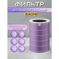 Фильтр для очистителя воздуха Xiaomi Mi Air (Антибактериальный) HEPA H12 Purple+Activated carbon c чипом RFID, 2S, 3, 3C, 3H (MCR-FLA, M6R-FLP, M8R-FLH)