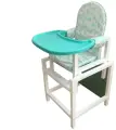 Стульчик для кормления Облачко бирюзовый арт. СТД1602