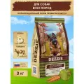 Корм для собак сухой для всех пород 3 кг DEZZIE (Дэззи) Adult Dog, Курица с Говядиной
