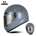 Шлем SOMAN H9, цементно-серый, с серебристой плёнкой, мужской/женский