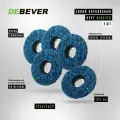 Полиамидный (коралловый) зачистной круг DEBEVER EXTRA COARSE 125х15х22 мм для снятия краски и ржавчины, 5 шт.