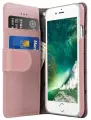 Кожаный чехол книжка Melkco для iPhone 7/8/SE 2020/SE 2022 - Wallet Book Type - розовый