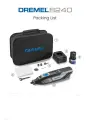 Бормашина Dremel N-5 8240, 11 насадок, аккумулятор, 5000-35000 оборотов, шлифсетка