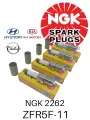 Свеча зажигания NGK 2262 / ZFR5F-11 Opel, Hyundai, KIA 4 штуки