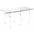 Реечный стол алюминиевая столешница складной 70*140 см для туризма рыбалки и отдыха