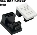 12VHPWR PCie 5.0 угловой адаптер 180 градусов серебристый STD алюминиевый