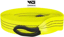Буксировочный трос GROSCO 10т / 5м петля/петля. Для буксировки авто до 5 тонн