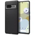 Чехол Spigen на Google Pixel 7 (ACS04696) Liquid Air / Спиген чехол для Пиксель 7 тонкий, противоударный, с защитой камеры, черный