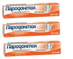 Зубная паста Актив Свобода Парадонтол в ламинатной тубе ,124г 3шт