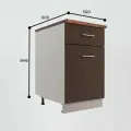 Кухонный модуль стол с 1 ящиком ЛДСП 500*846*600