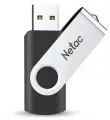 Флешка (flash-накопитель) Netac U505, 128 ГБ, USB 3.0, черный пластик, NT03U505N-128G-30BK
