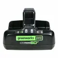 Зарядное устройство для аккумуляторов GREENWORKS 60.0V быстрое для двух аккумуляторов