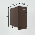 Кухонный модуль стол с 1 ящиком ЛДСП 400*846*600
