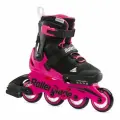 Раздвижные ролики Rollerblade Microblade G - Black/Neon Pink р. 28-32
