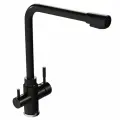 Смеситель для кухни 35к MIXLINE ML-GS13 (308) черный с вых. для питьевого фильтра