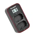Зарядное устройство с дисплеем KingMa BM058-FZ100, для двух аккумуляторов Sony NP-FZ100
