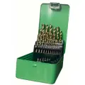 Набор сверл по металлу кобальт 25 шт. Резолюкс в металлическом кейсе Р6М5К5 1-13х0,5 мм