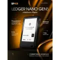 Аппаратный криптокошелек Ledger Nano Gen5 2026, новая модель на русском языке - холодный кошелек для криптовалют от официального реселлера BIP39