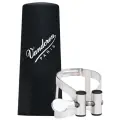 Лигатура для кларнета Vandoren M/O Bb посеребренная с пластиковым колпачком