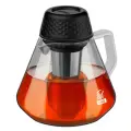 Чайник заварочный VITAX Fast tea 1л стекло, нерж. сталь, пластик