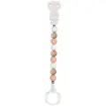 Держатель Nattou для фиксации соски Pacifinder Lapidou white-beige-pink 877619
