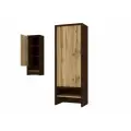 Есэндвич Grand Лаворо 8 Шкаф настольный 40х110х25 см (Венге/Дуб Вотан), с полками, для офиса и детской