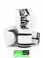 Боксерские перчатки Fairtex 12 унций белые универсальные BGV14