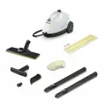 Пароочиститель Karcher SC 2 EasyFix *EU 1.512-600.0 для дома, с насадкой для пола, с двухступенчатым регулятором расхода пара на рукоятке, паровой шланг с пистолетом 2.2 м, белый