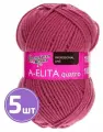 Пряжа Семеновская пряжа A-elita quatro (51), брусничный 5 шт. по 100 г