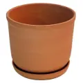 Горшок Вещицы с поддоном Терракот, 2.5 л, 19x16 см, терракотовый