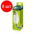 Комплект 8 штук, Лампа светодиодная Ergolux LED-C35-11W-E14-4K, Свеч