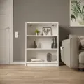 Стеллаж деревянный Билли для книг и игрушек, белый, 80x28x106, LIVA Мебельные решения