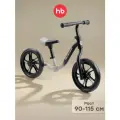 50059, Беговел детский RUSHER Happy Baby, беговел от 3 лет для мальчиков и девочек, двухколесный, рост 90-115, серый