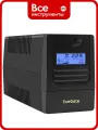 Источник бесперебойного питания ExeGate Smart LB-1000. LCD. AVR.2SH. USB 1000VA/650W, LCD, AVR, 2 Schuko, USB, батарея 12V 9Ah, Black 299507